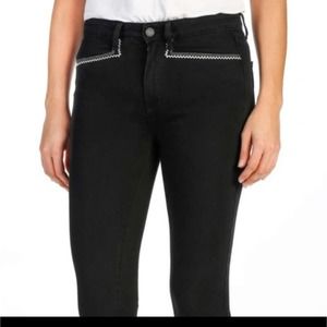 PAIGE Transcend Hunter Ankle black Jeans Size 27